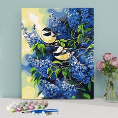 Bird Diy Paint By Numbers Kits-Paint by Numbers