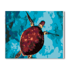 Turtle in the Sea-Paint by Numbers