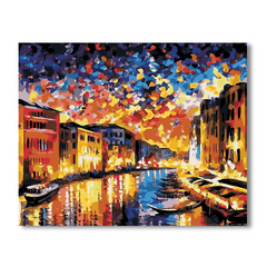 Venice Grand Canal-Leonid Afremov-Paint by Numbers