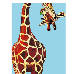 Funning giraffe-Paint by Numbers