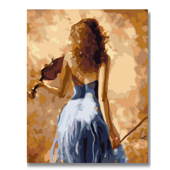 A Violinist-Paint by Numbers