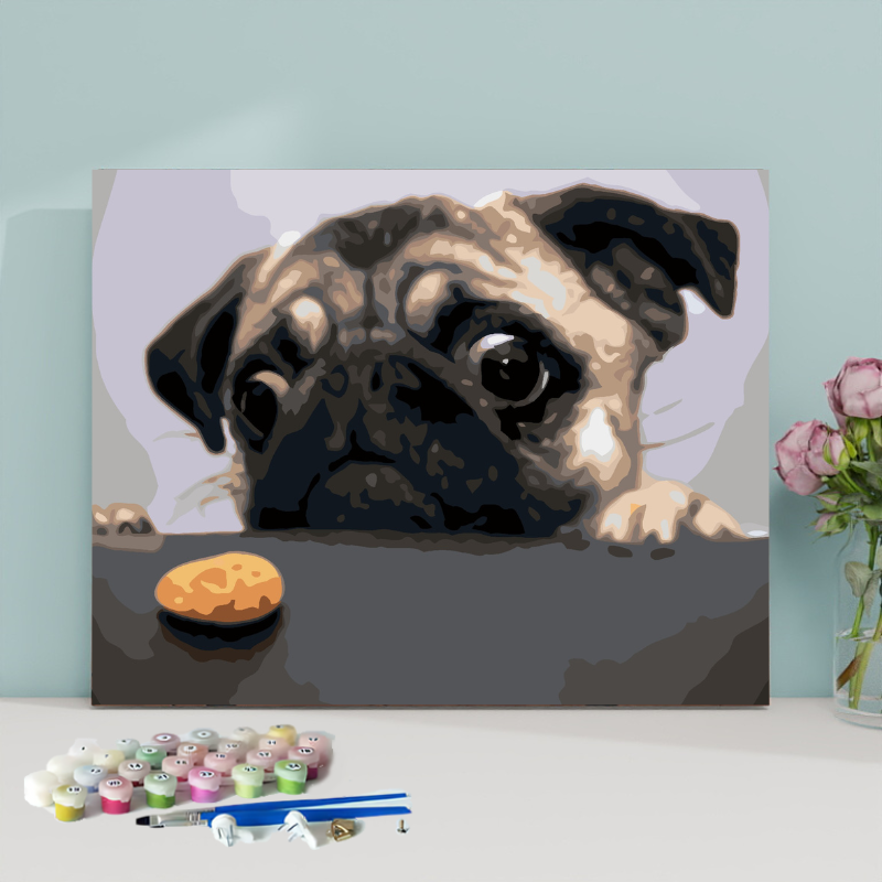 A Pug-Paint by Numbers