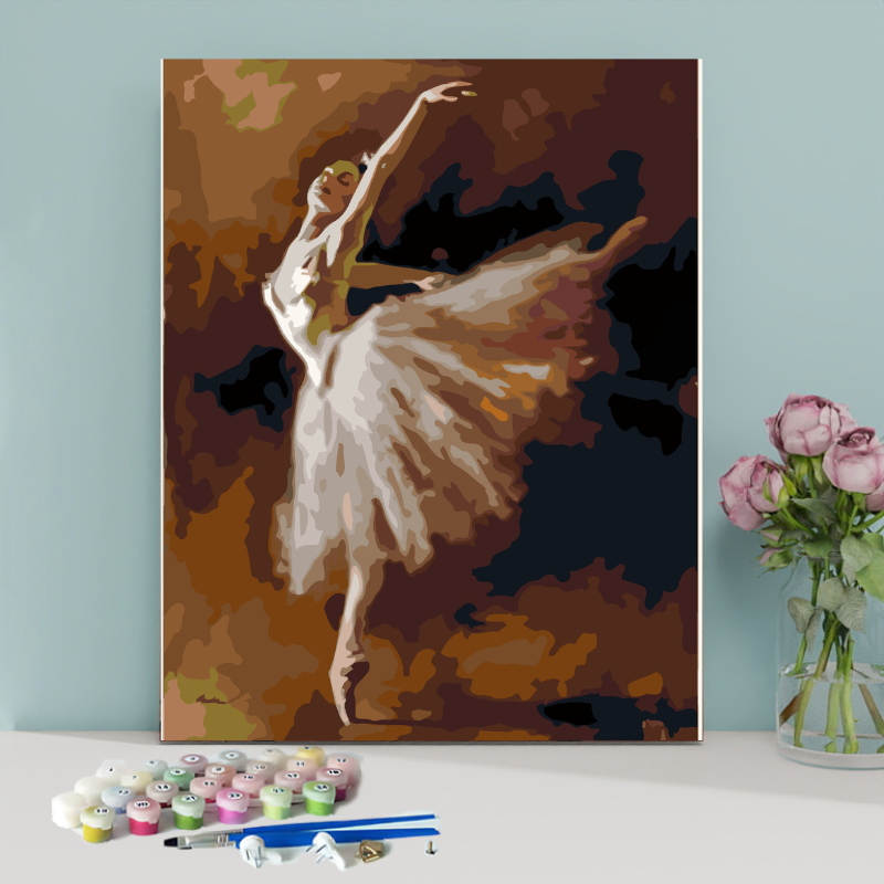 Ballet Dancer-Paint by Numbers