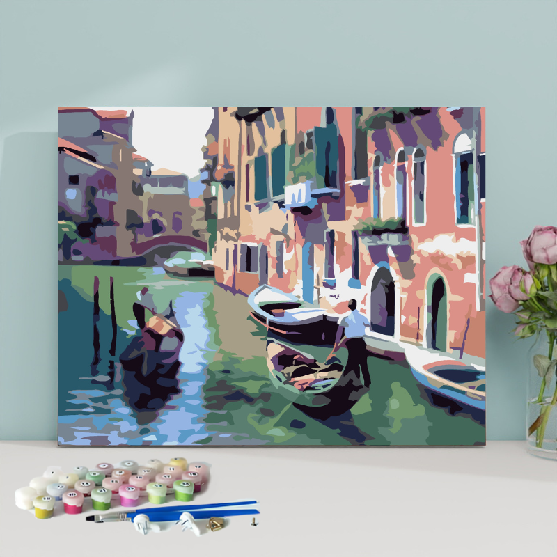 Canals of Venice-Paint by Numbers