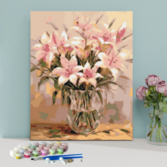 Lily Flowers-Paint by Numbers