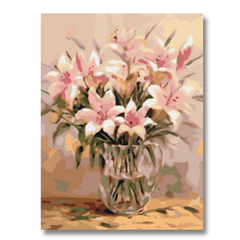 Lily Flowers-Paint by Numbers