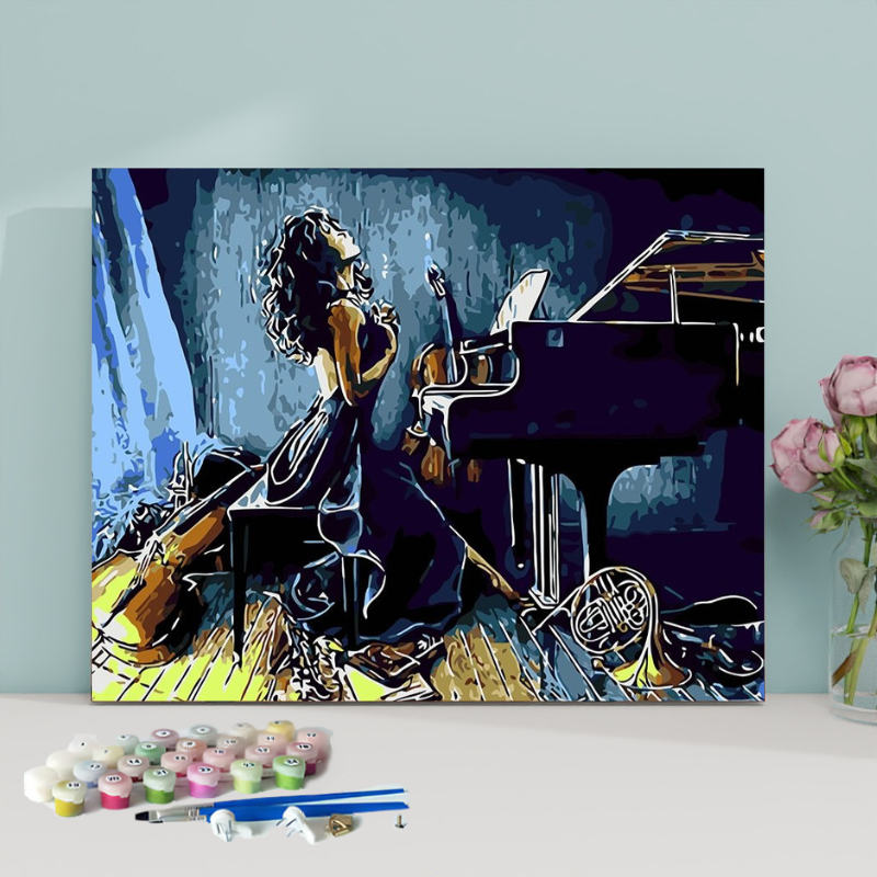 Pianiste Classique-Paint by Numbers