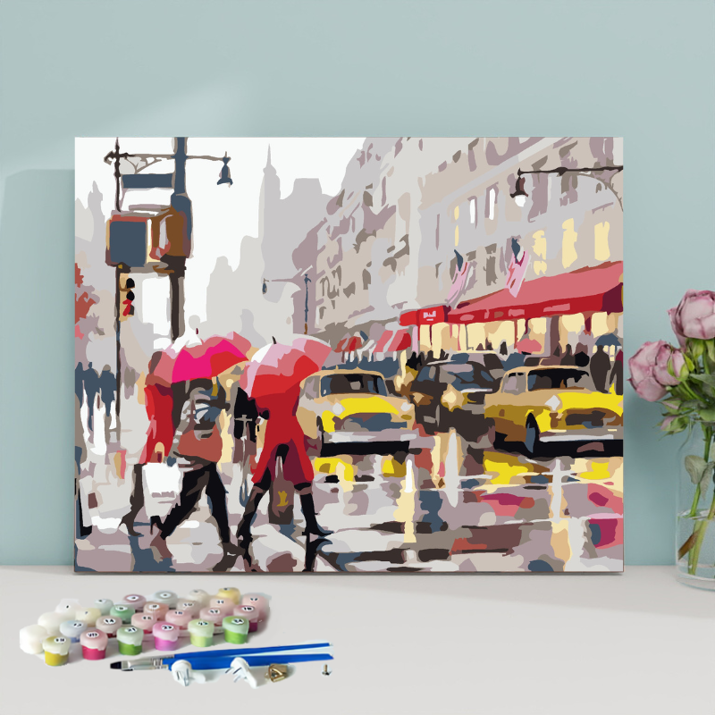 New York Shoppers-Yoram Raanan-Paint by Numbers