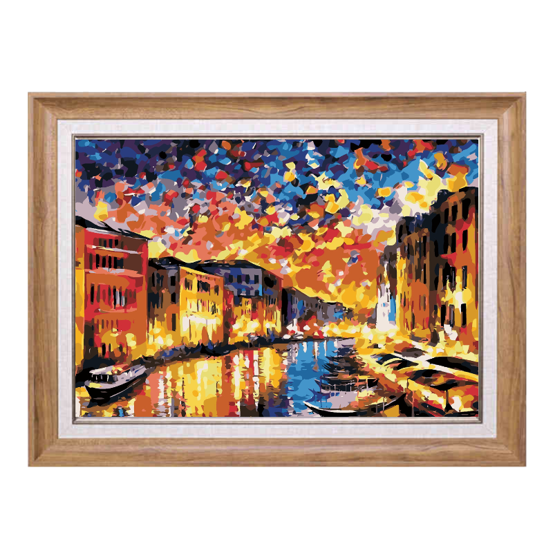 Venice Grand Canal-Leonid Afremov-Paint by Numbers