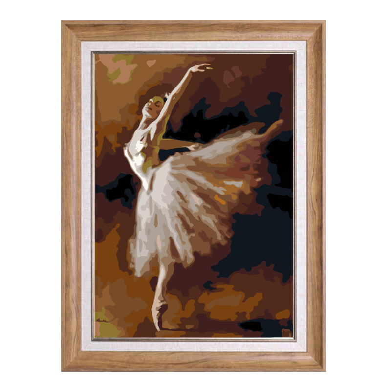 Ballet Dancer-Paint by Numbers