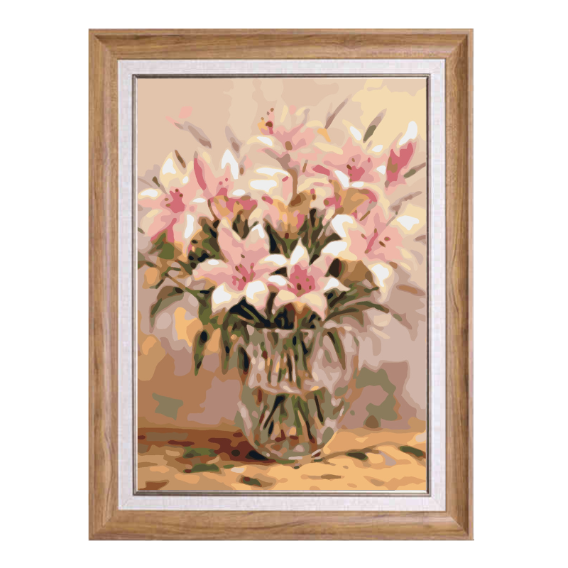 Lily Flowers-Paint by Numbers