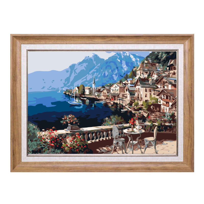 Hallstatt Austria-Paint by Numbers