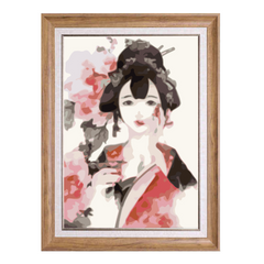 Kimono Girl-Paint by Numbers