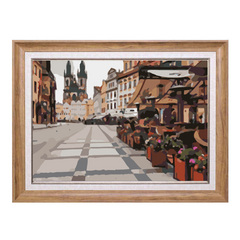 Old Town Square Prague-Paint by Numbers