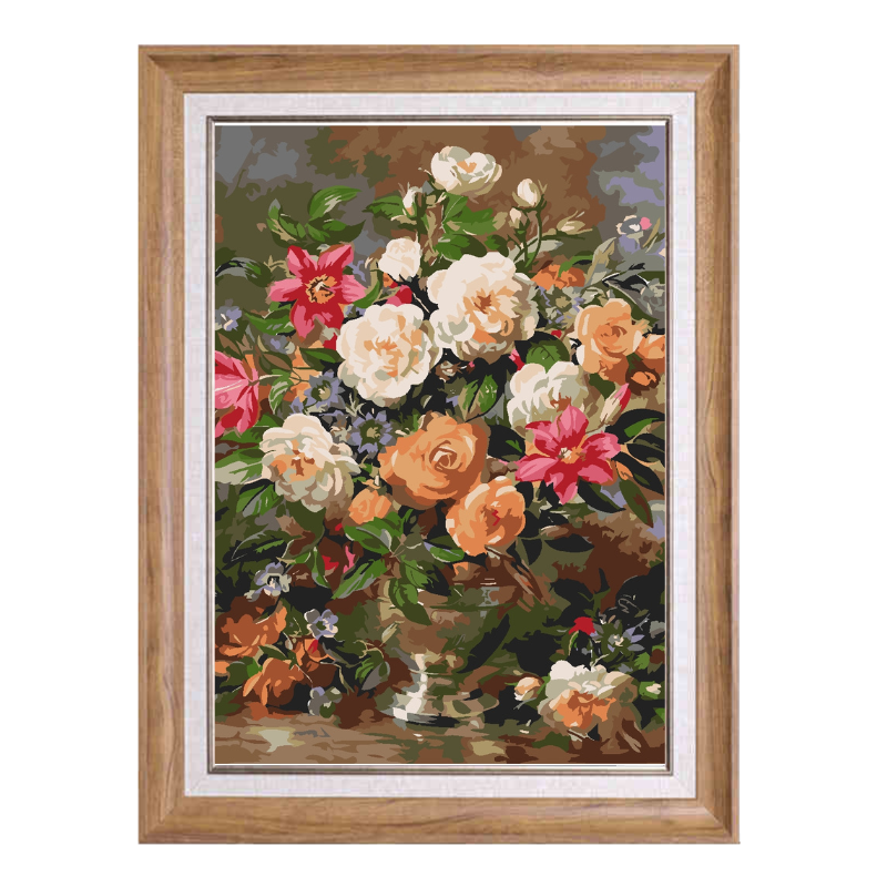 Elegant Bouquet-Paint by Numbers