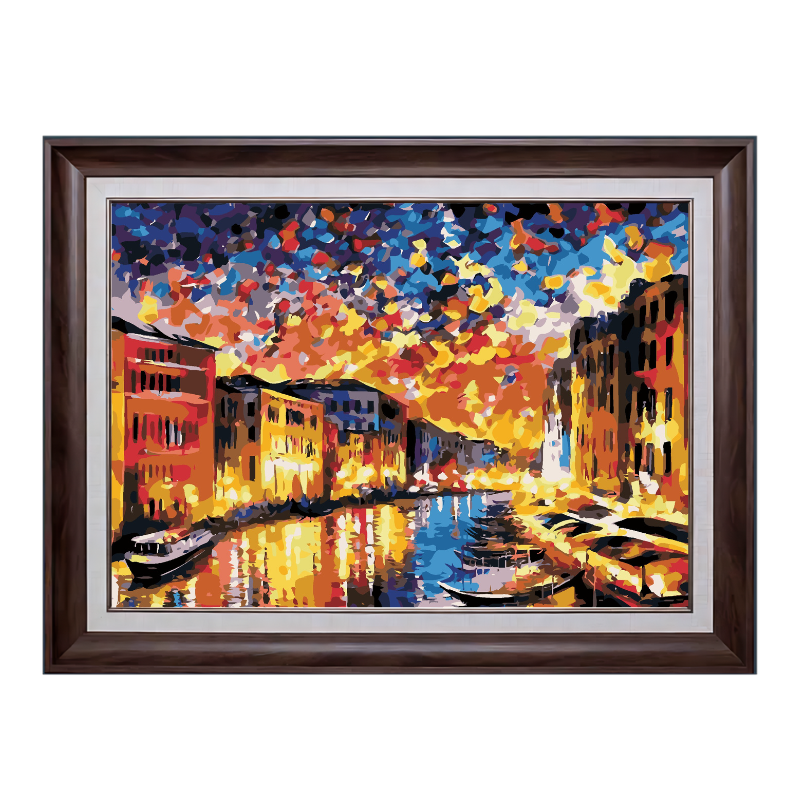 Venice Grand Canal-Leonid Afremov-Paint by Numbers