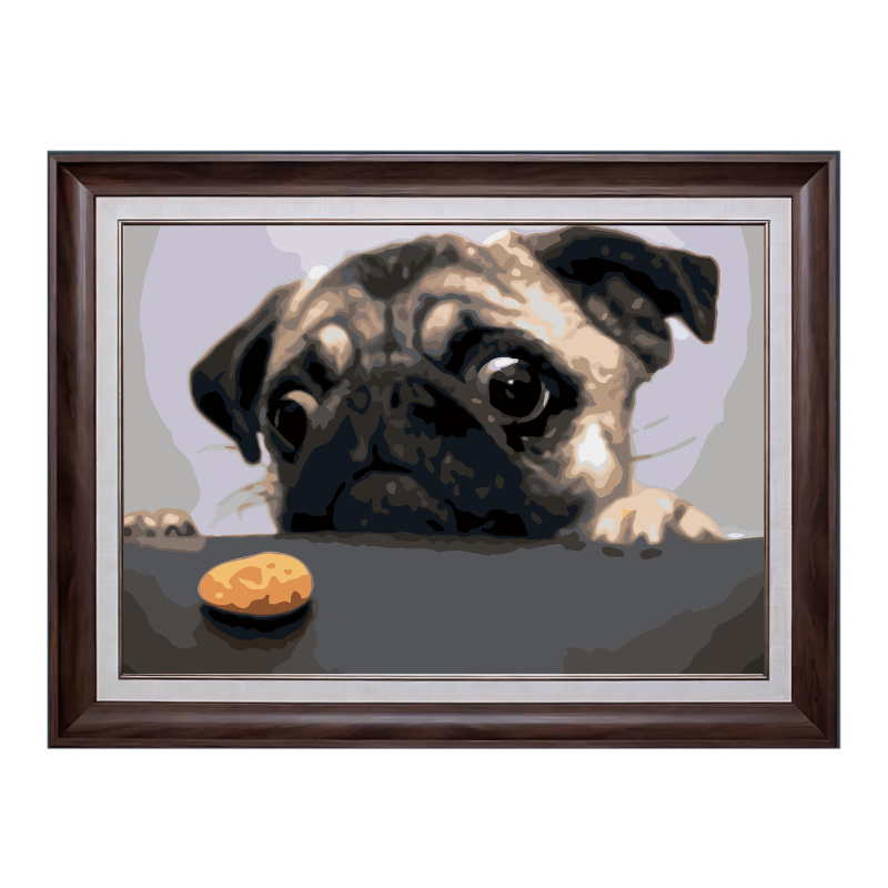 A Pug-Paint by Numbers