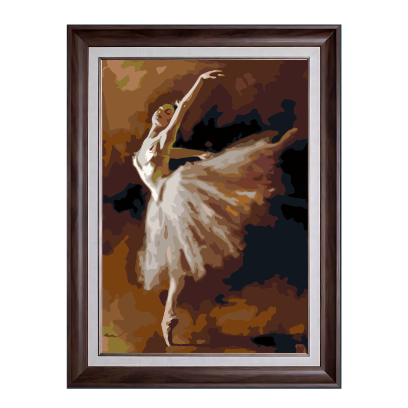 Ballet Dancer-Paint by Numbers