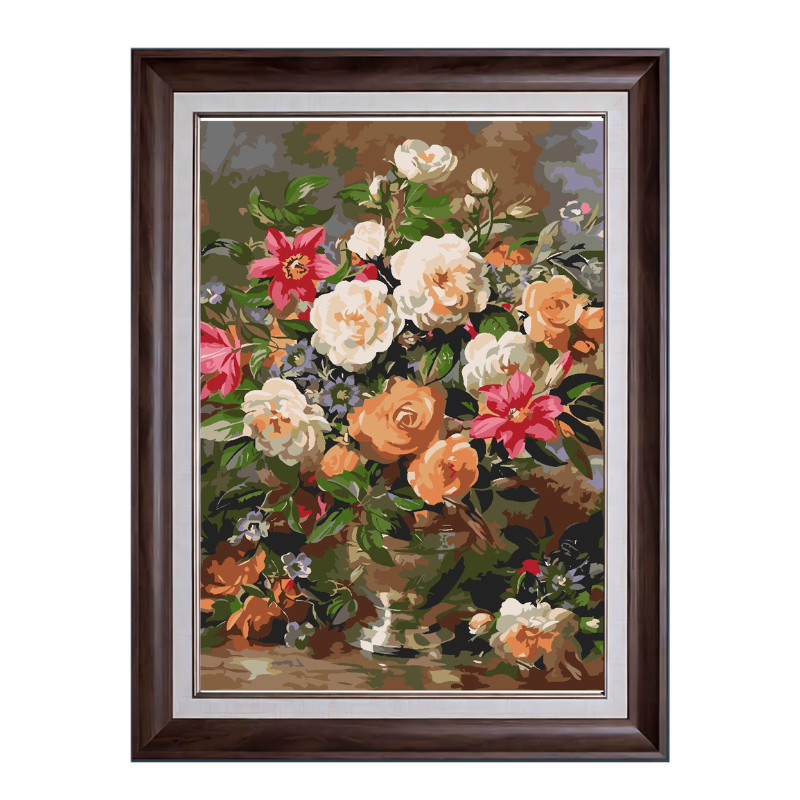 Elegant Bouquet-Paint by Numbers