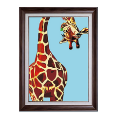 Funning giraffe-Paint by Numbers