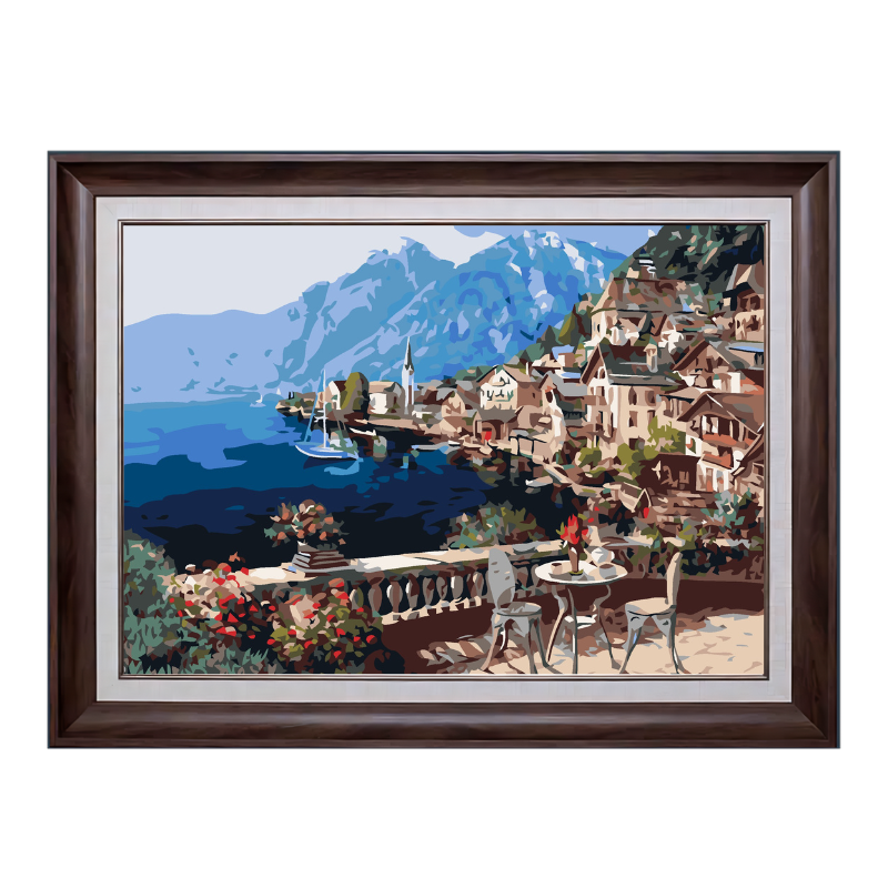 Hallstatt Austria-Paint by Numbers