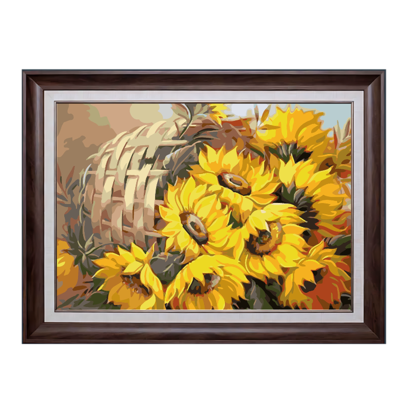 Sunflowers-Paint by Numbers