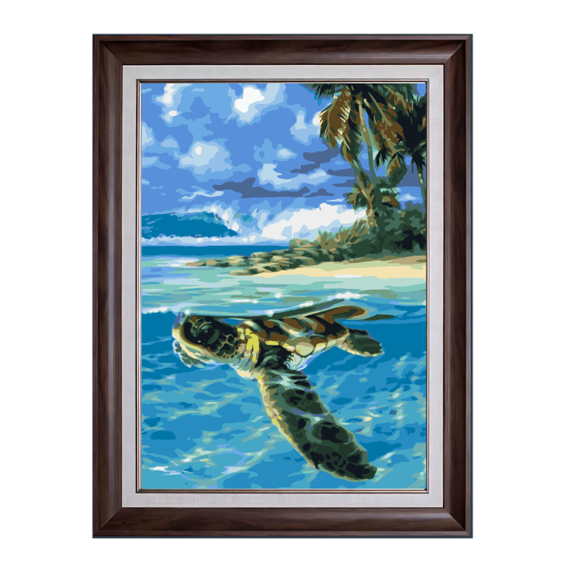 Sea Turtle-Paint by Numbers