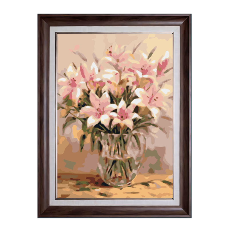 Lily Flowers-Paint by Numbers