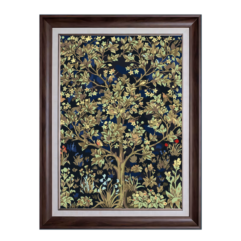 Tree of Life-William Morris-Paint by Numbers