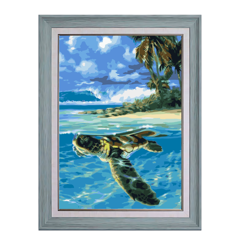 Sea Turtle-Paint by Numbers