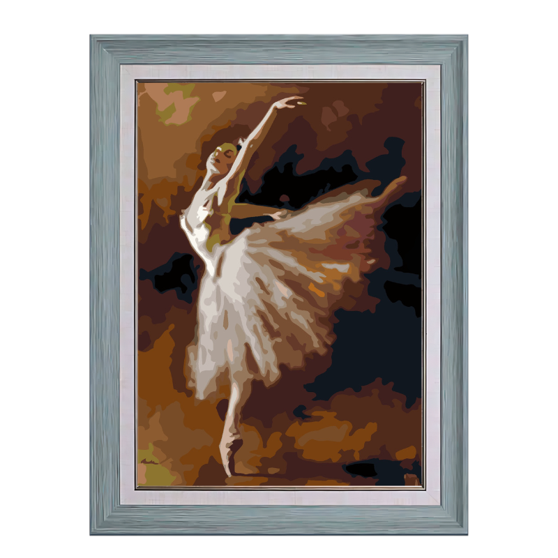 Ballet Dancer-Paint by Numbers