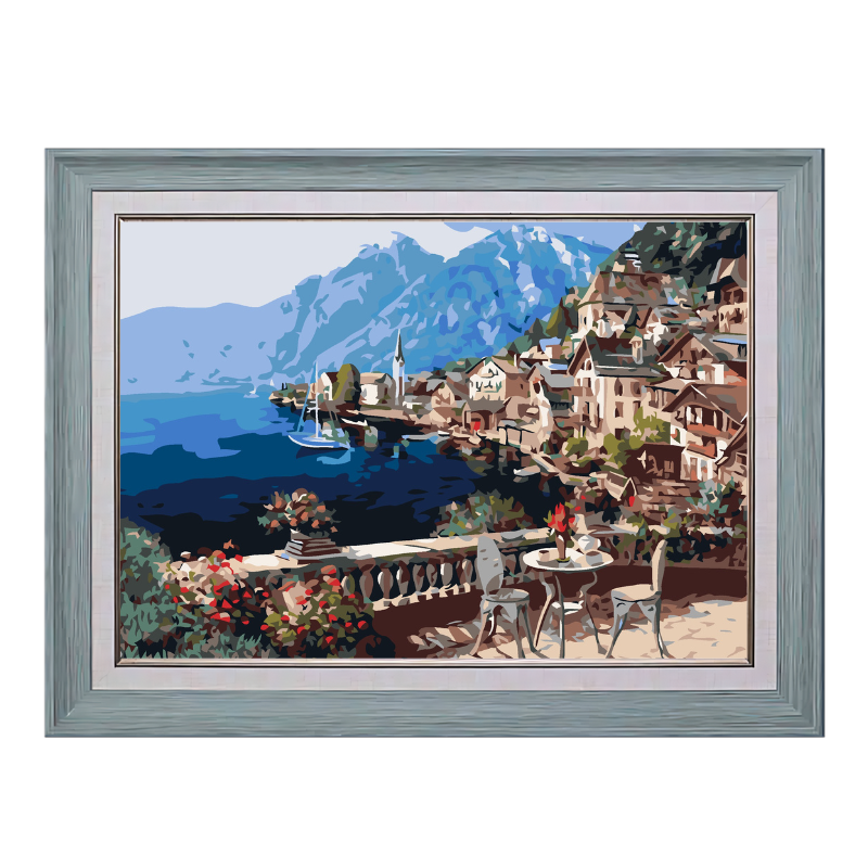 Hallstatt Austria-Paint by Numbers