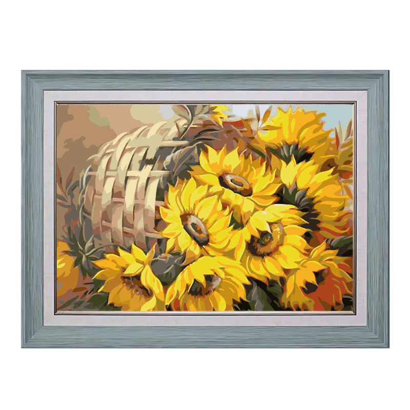 Sunflowers-Paint by Numbers