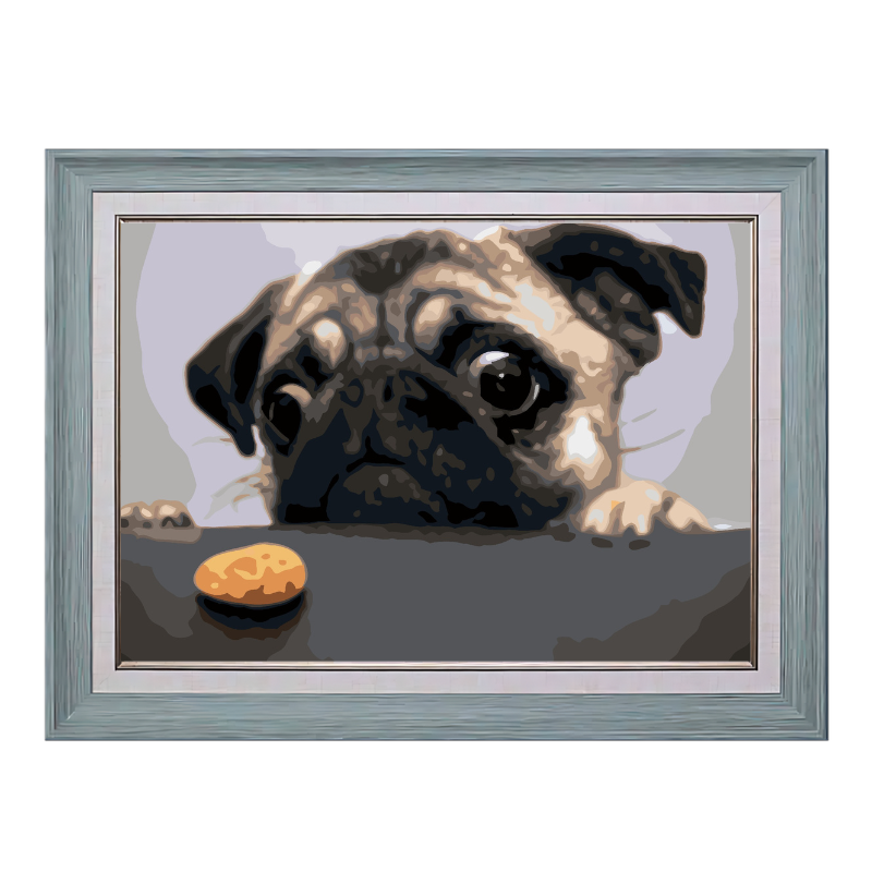 A Pug-Paint by Numbers