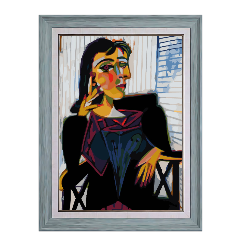 Portrait of Dora Maar, 1937-Pablo Picasso-Paint by Numbers