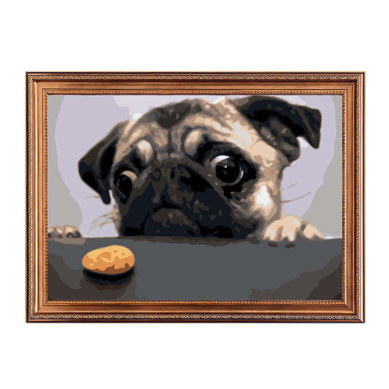 A Pug-Paint by Numbers