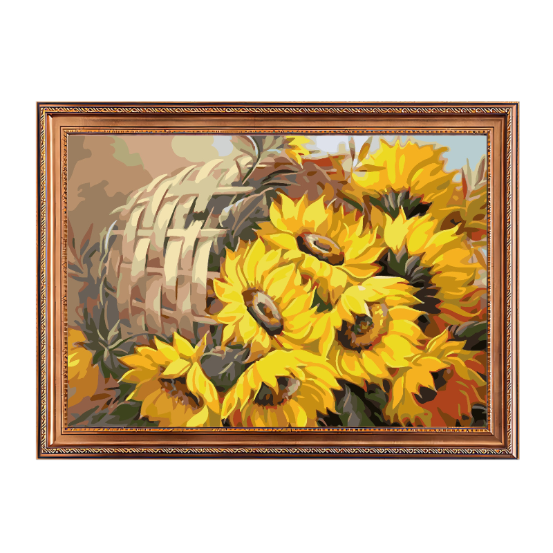 Sunflowers-Paint by Numbers