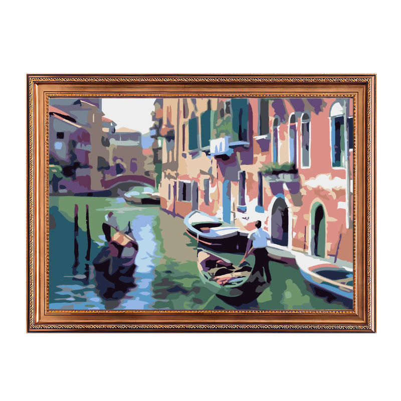 Canals of Venice-Paint by Numbers