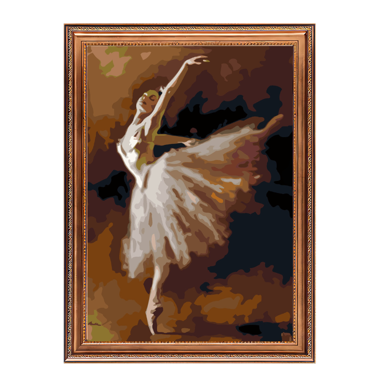 Ballet Dancer-Paint by Numbers