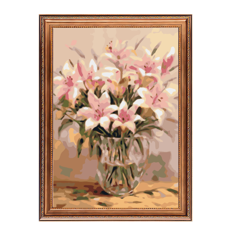 Lily Flowers-Paint by Numbers