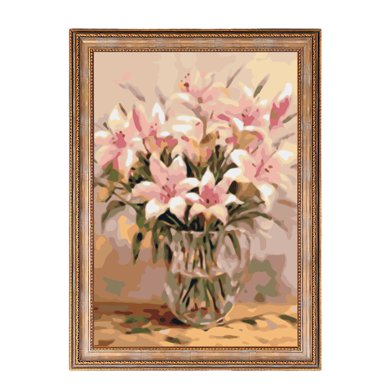 Lily Flowers-Paint by Numbers