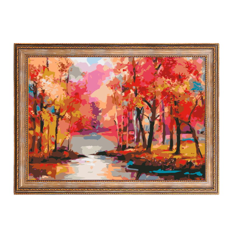 Colorful Autumn-Paint by Numbers