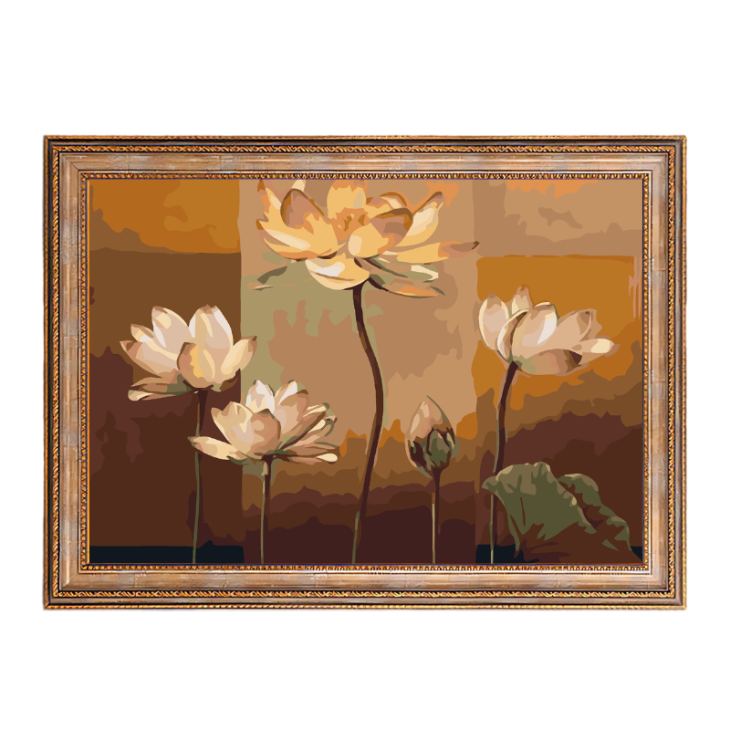 Lotus Flower-Paint by Numbers