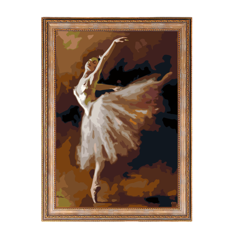 Ballet Dancer-Paint by Numbers