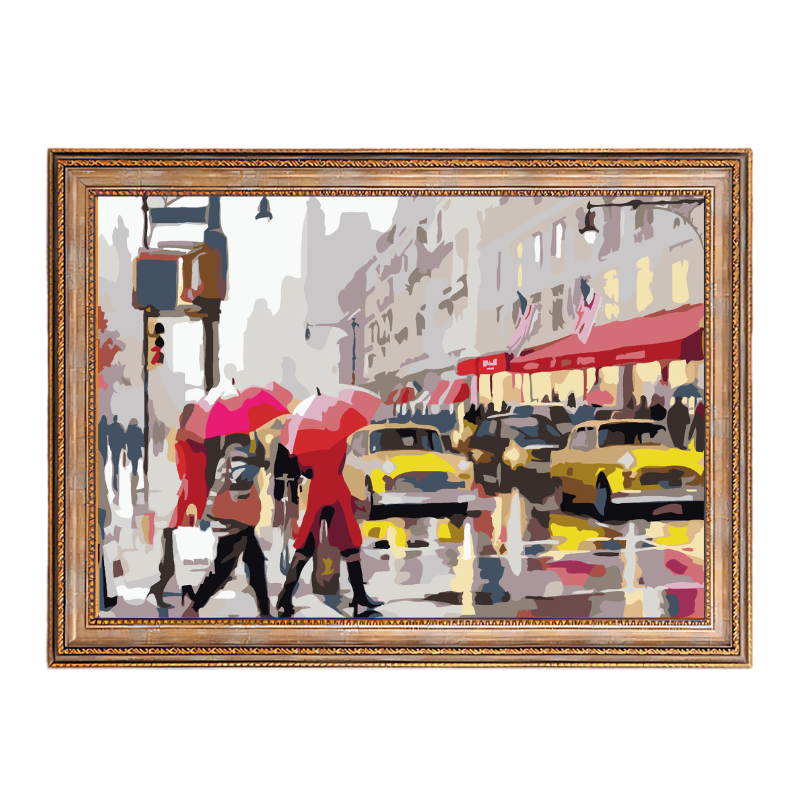 New York Shoppers-Yoram Raanan-Paint by Numbers