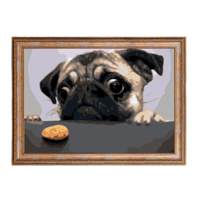 A Pug-Paint by Numbers