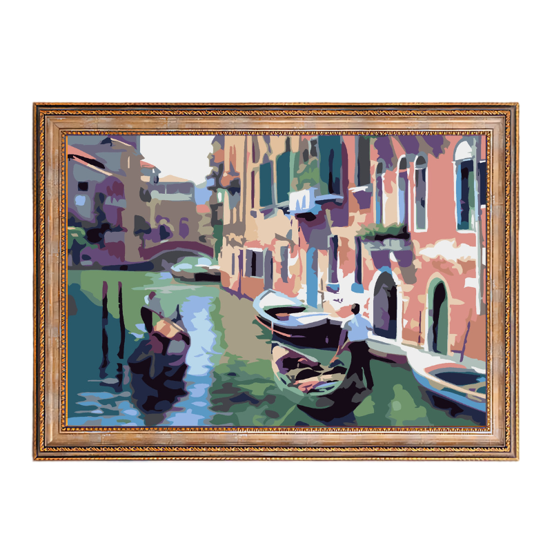 Canals of Venice-Paint by Numbers