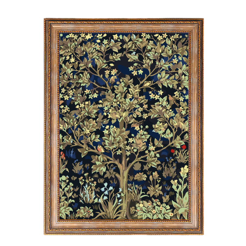 Tree of Life-William Morris-Paint by Numbers