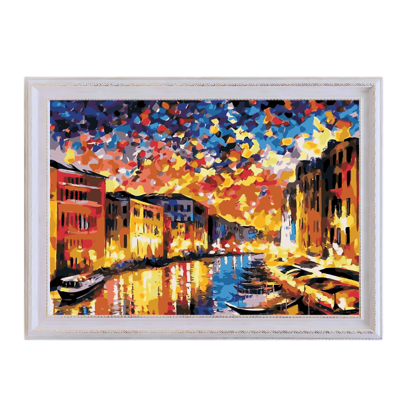 Venice Grand Canal-Leonid Afremov-Paint by Numbers