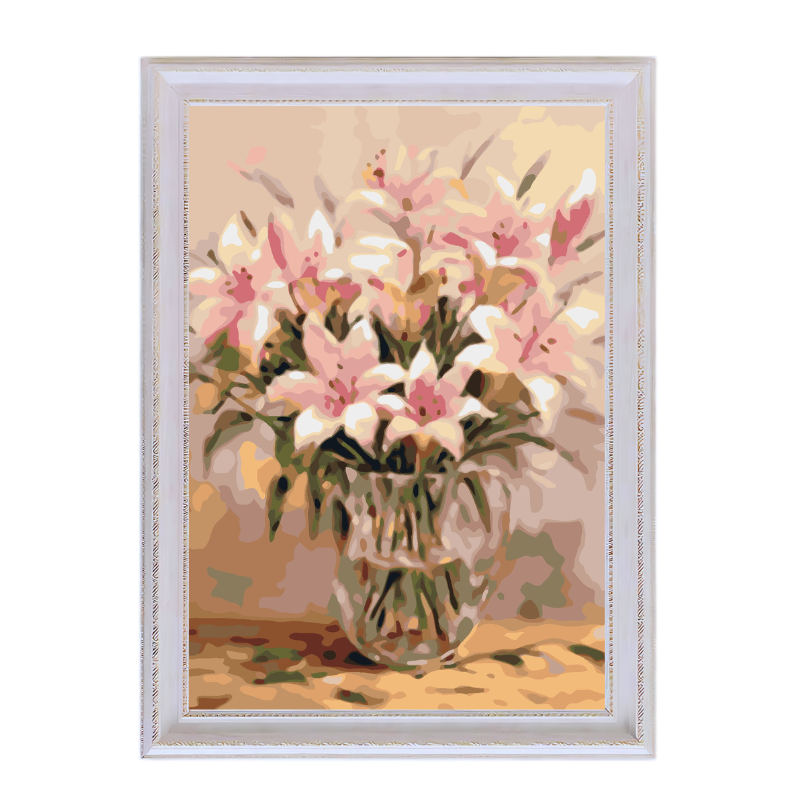 Lily Flowers-Paint by Numbers